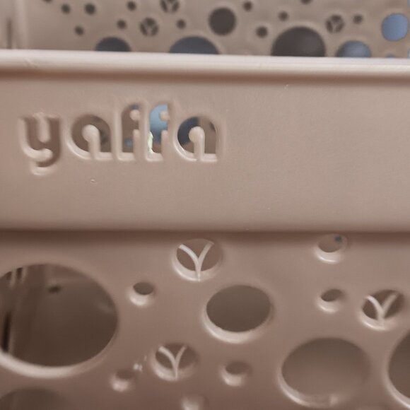 Vintage Yaffa Plastic Utility Basket Crate - Beige - Picture 2 of 5